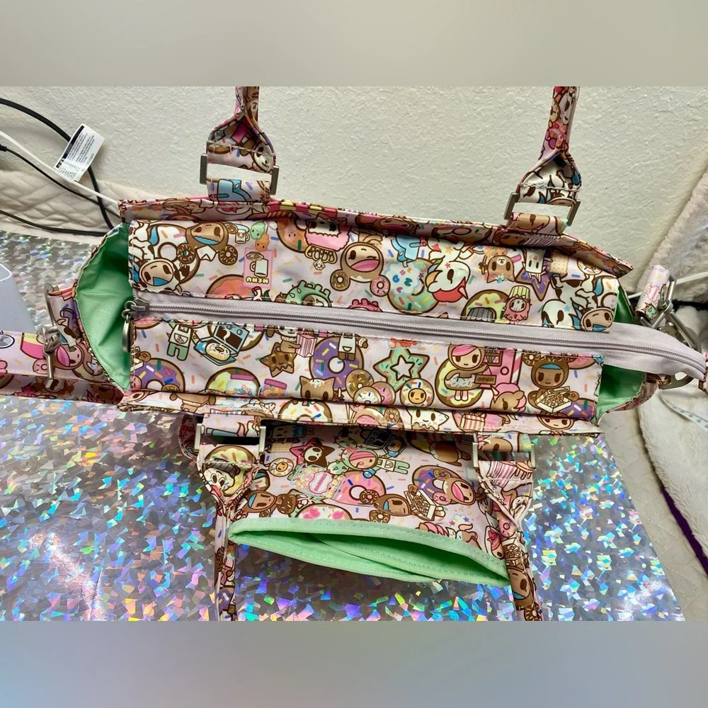 RARE Tokidoki Ju-Ju-Be Donutella Sweet Shop Be Classy Diaper Bag W/ Mat Kawaii